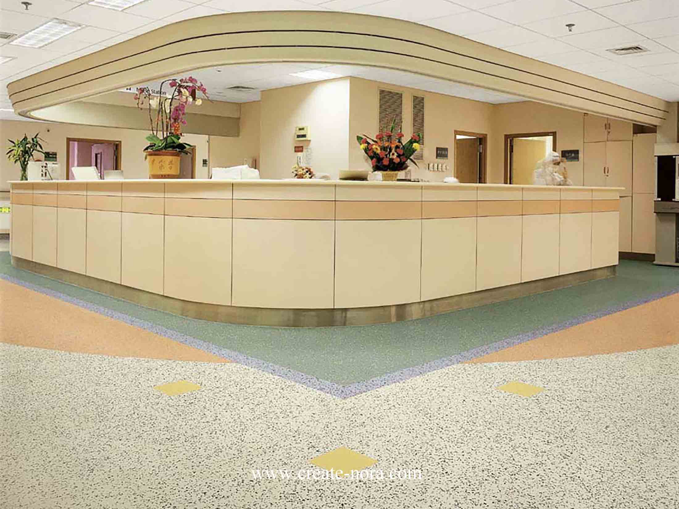 the photo of nora rubber flooring in Peking University First Hospital1